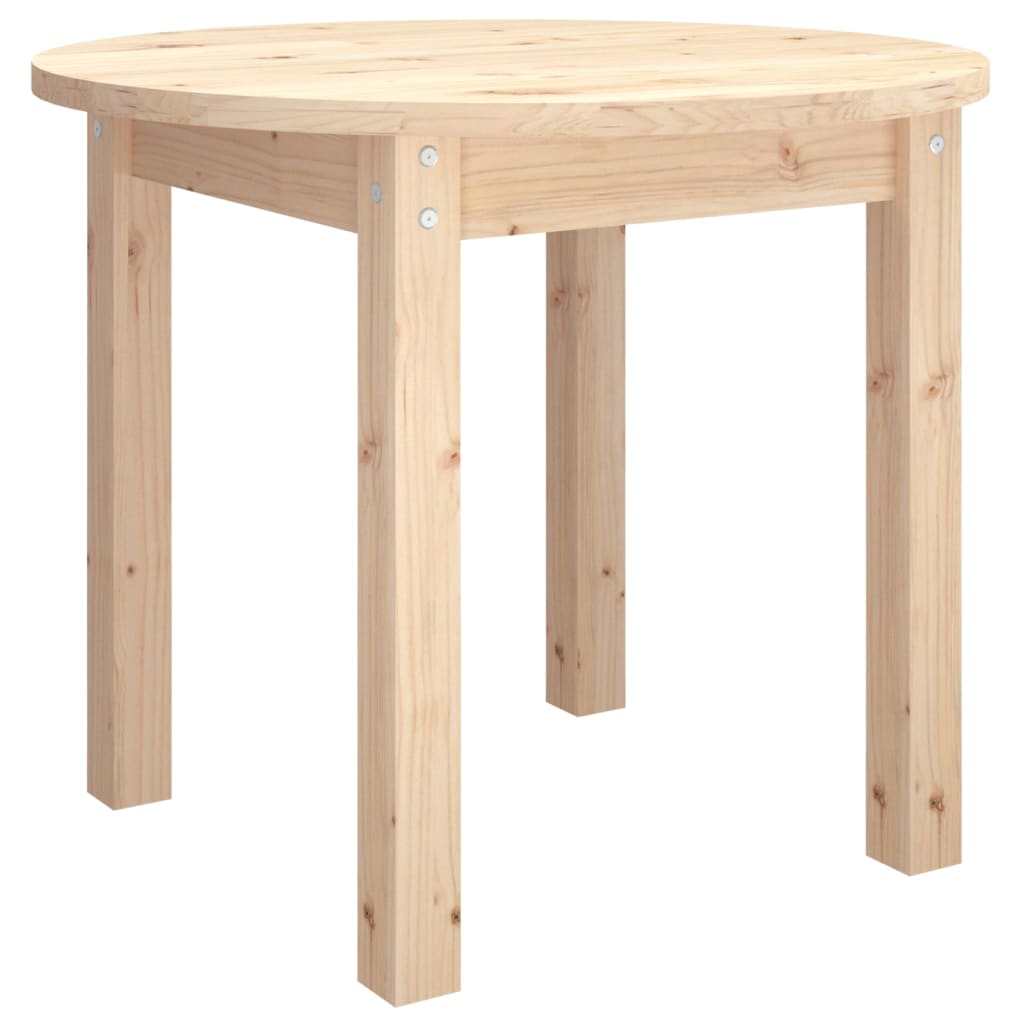 Table basse Ø 55x45 cm en bois de pin massif