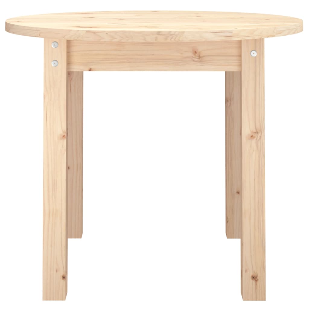 Table basse Ø 55x45 cm en bois de pin massif