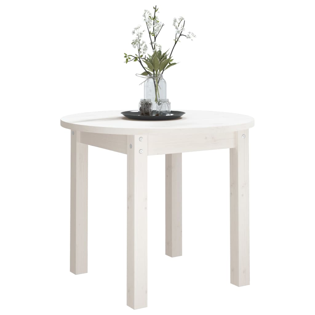 Table basse Ø 55x45 cm en bois de pin massif