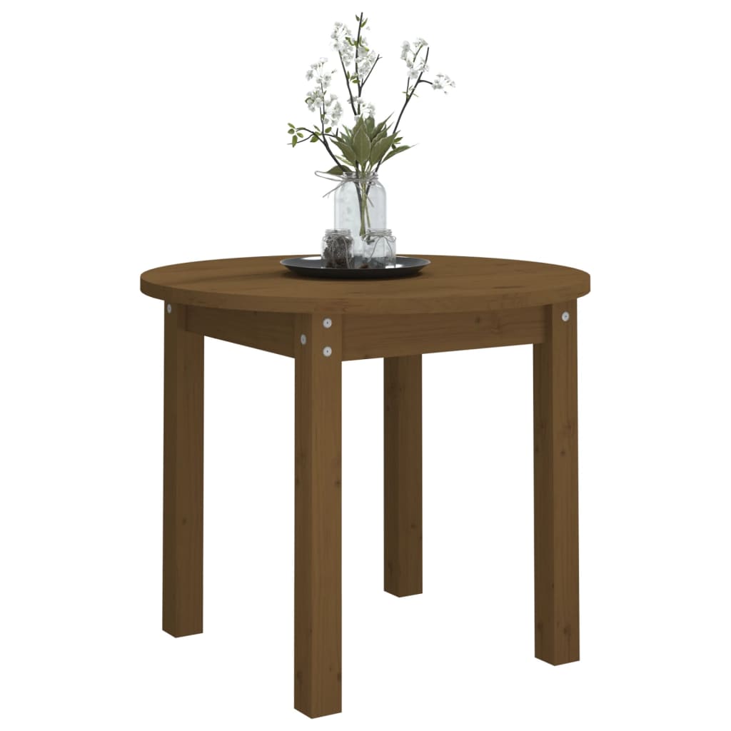 Table basse Ø 55x45 cm en bois de pin massif