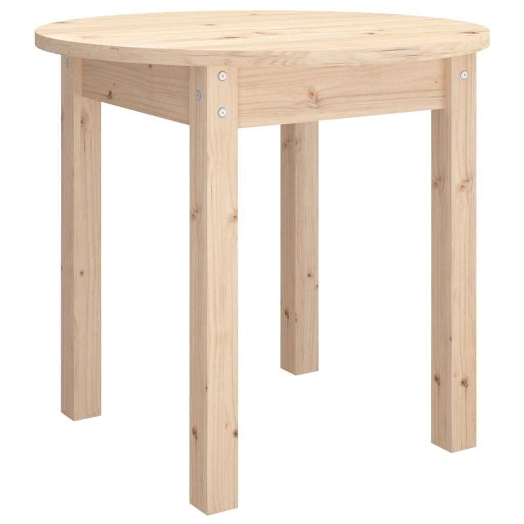 Table basse Ø 55x45 cm en bois de pin massif