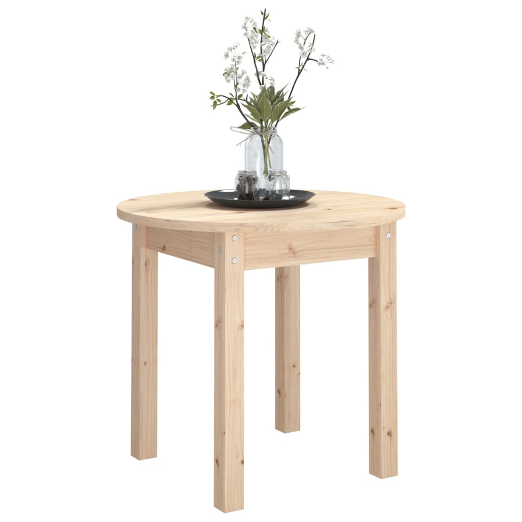 Table basse Ø 55x45 cm en bois de pin massif