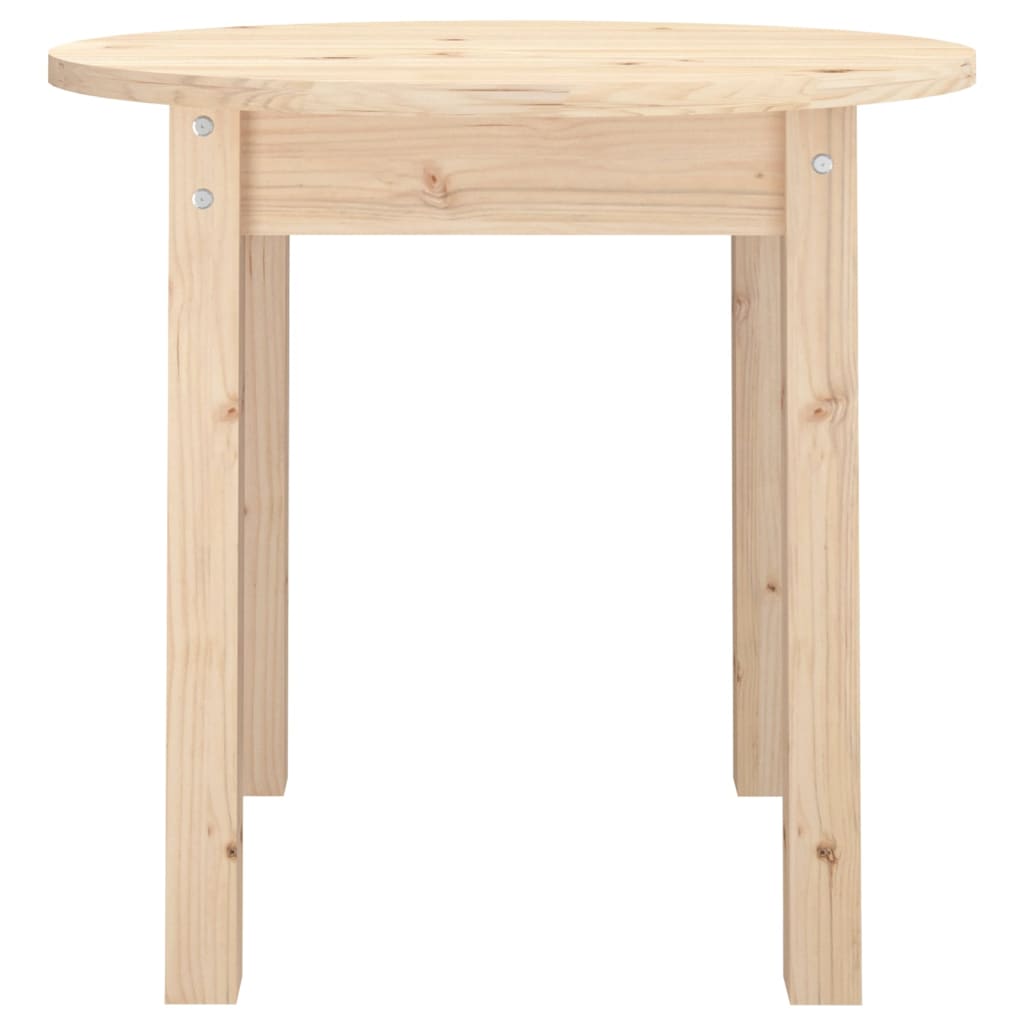 Table basse Ø 55x45 cm en bois de pin massif