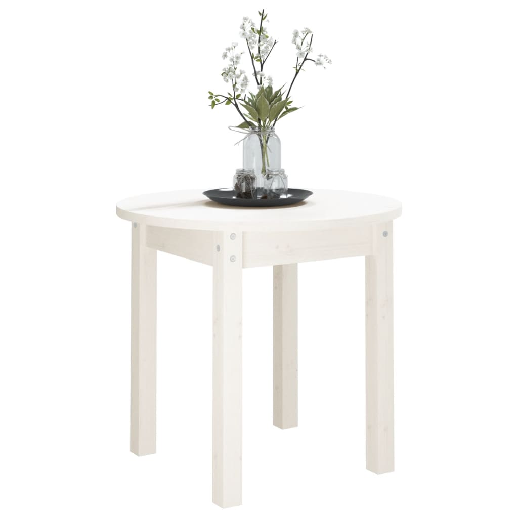 Table basse Ø 55x45 cm en bois de pin massif