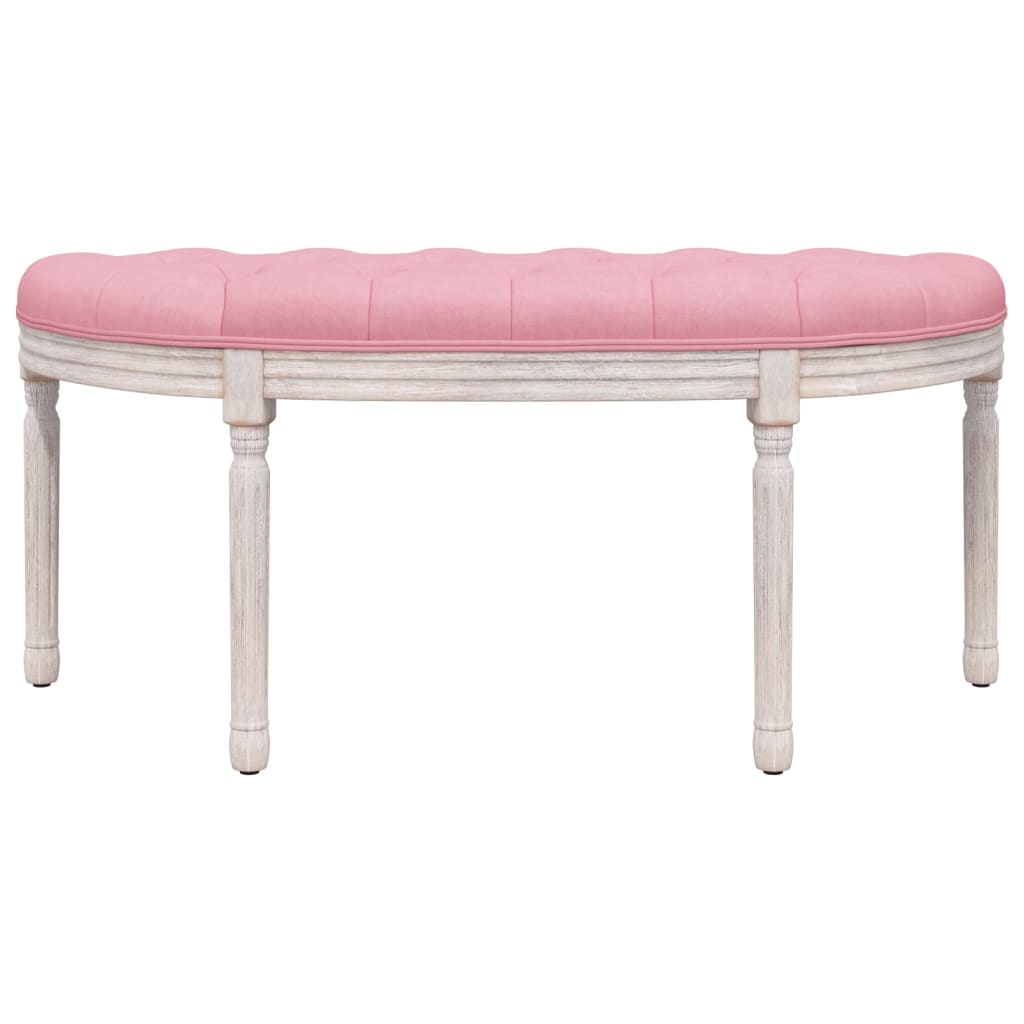 Banc 110,5x45x49 cm velours