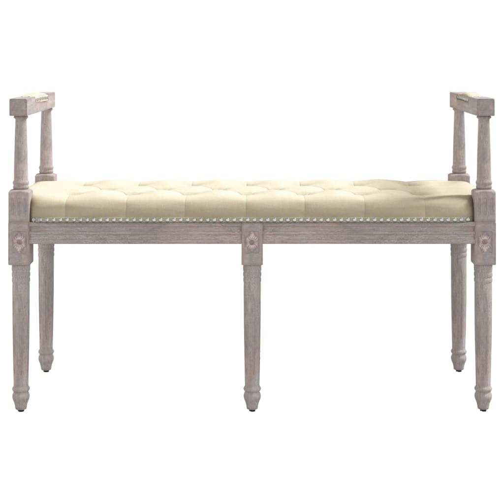 Banc 110x40x70 cm velours