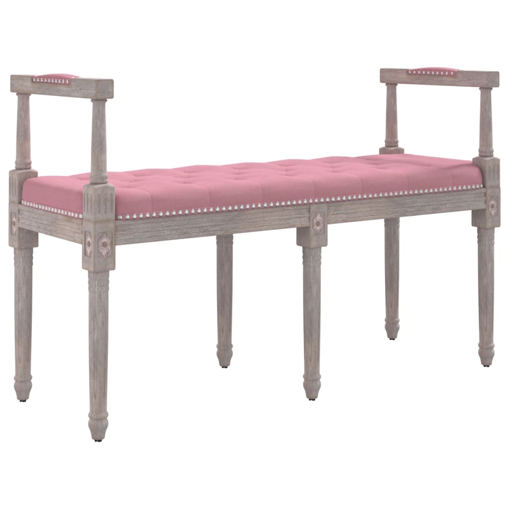 Banc 110x40x70 cm velours