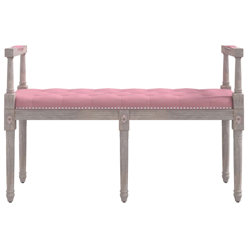 Banc 110x40x70 cm velours