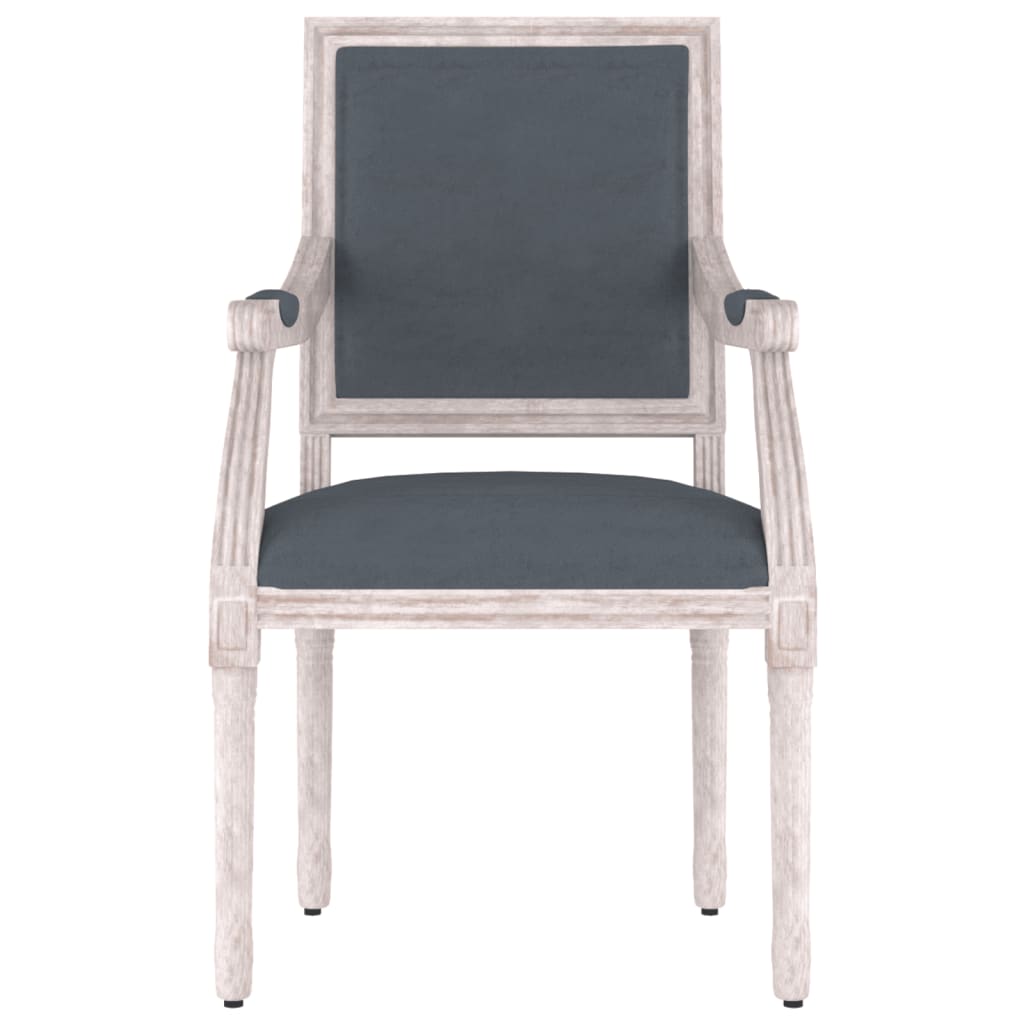 Fauteuil 54x59x99 cm stof donkergrijs