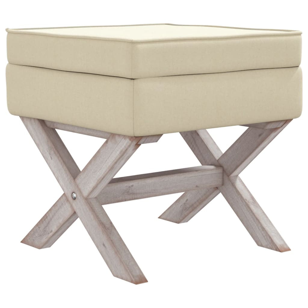 Tabouret de rangement 45x45x49 cm velours