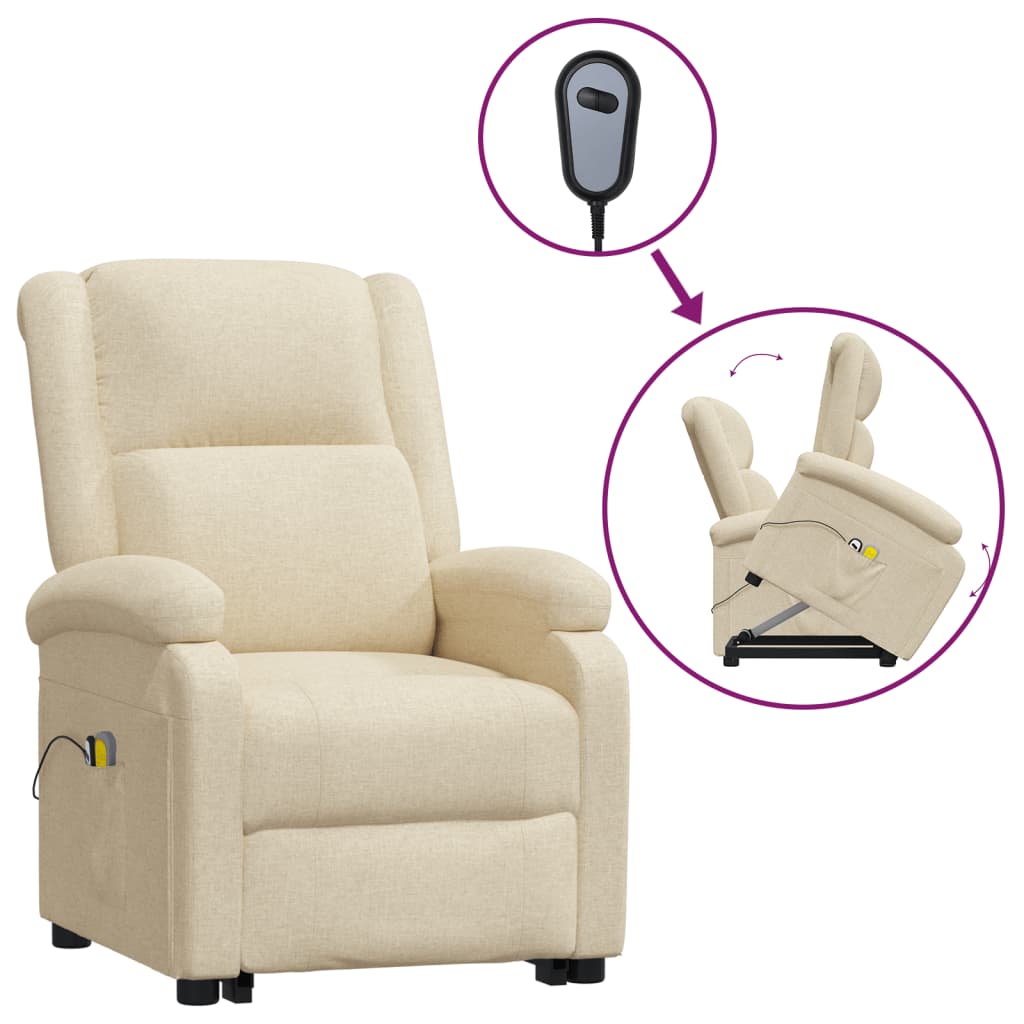 Fauteuil de massage debout en tissu