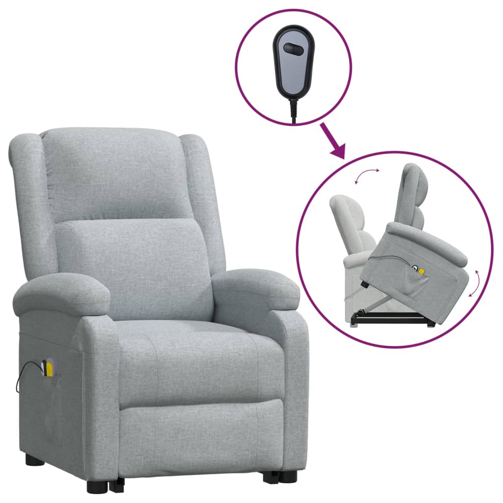 Fauteuil de massage debout en tissu