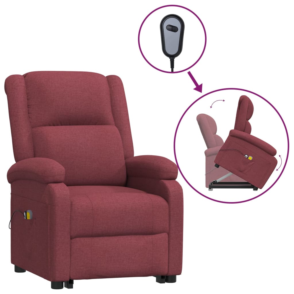 Fauteuil de massage debout en tissu