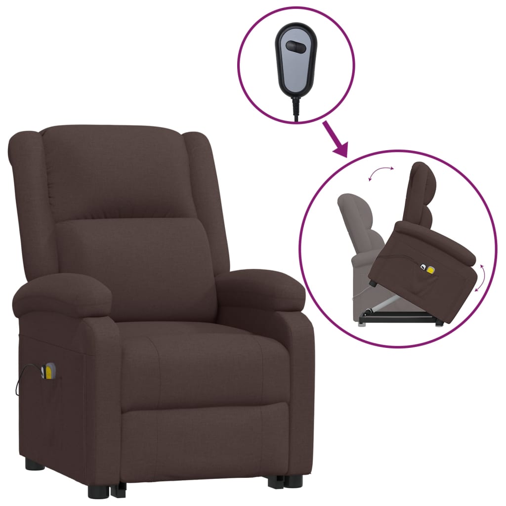 Fauteuil de massage debout en tissu