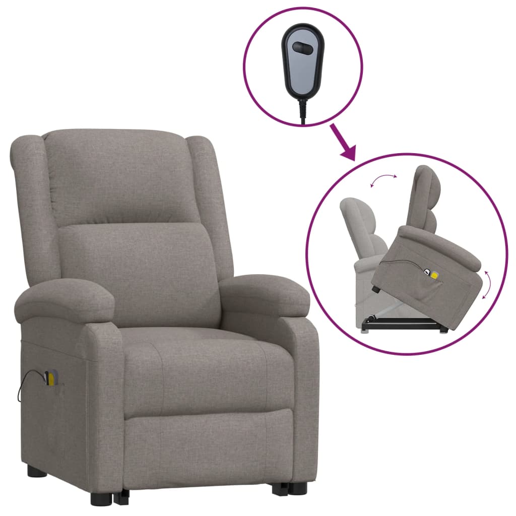 Fauteuil de massage debout en tissu