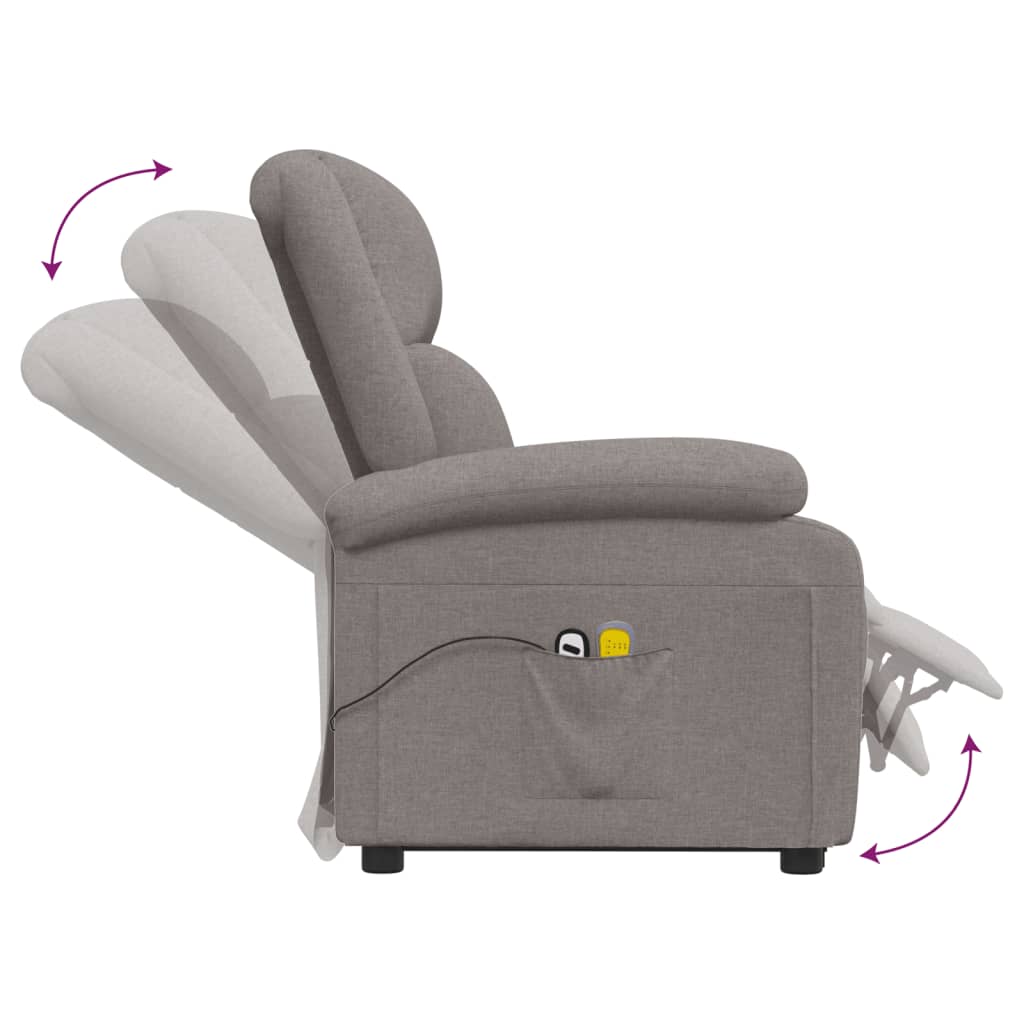 Fauteuil de massage debout en tissu