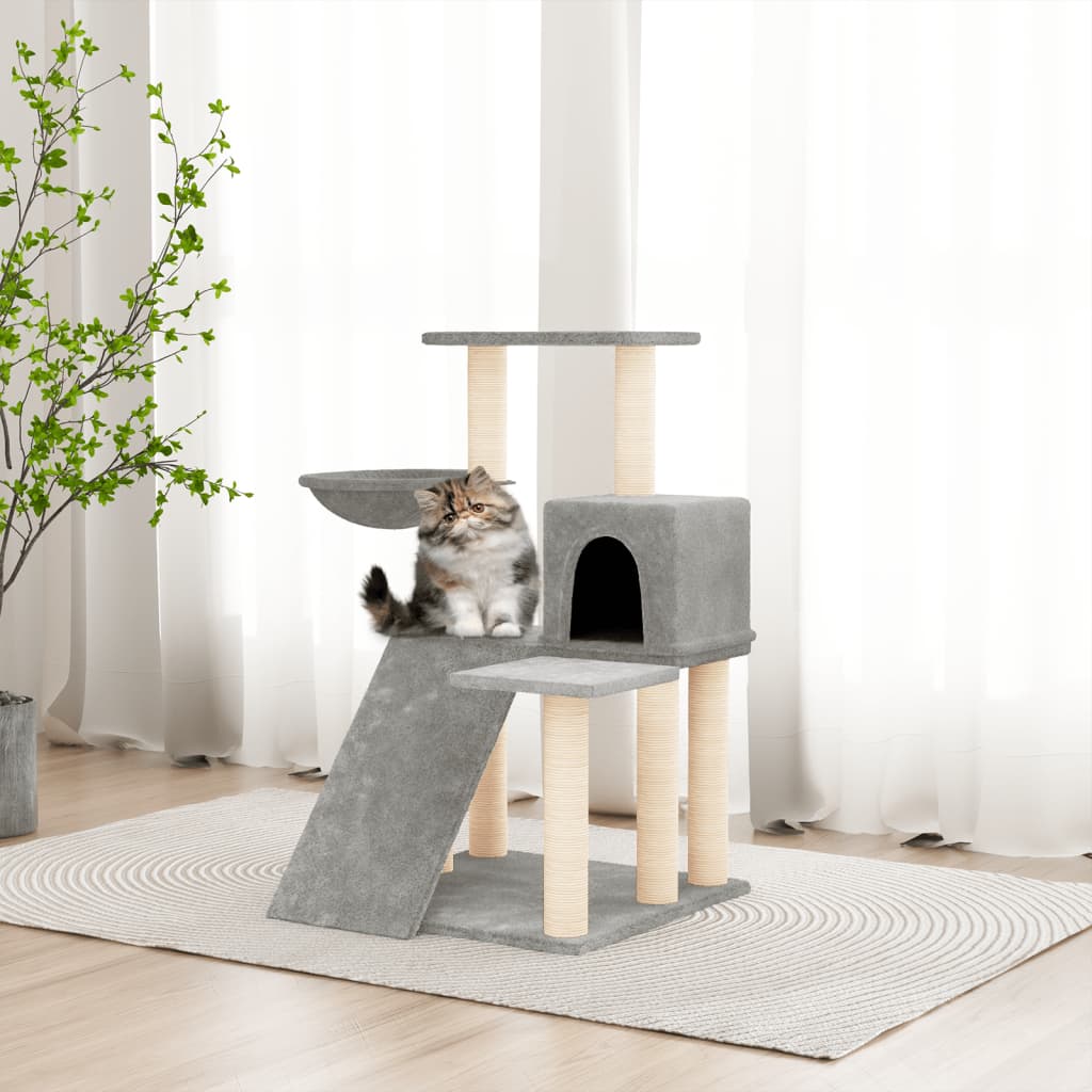 Meuble pour chat avec griffoirs en sisal 82 cm