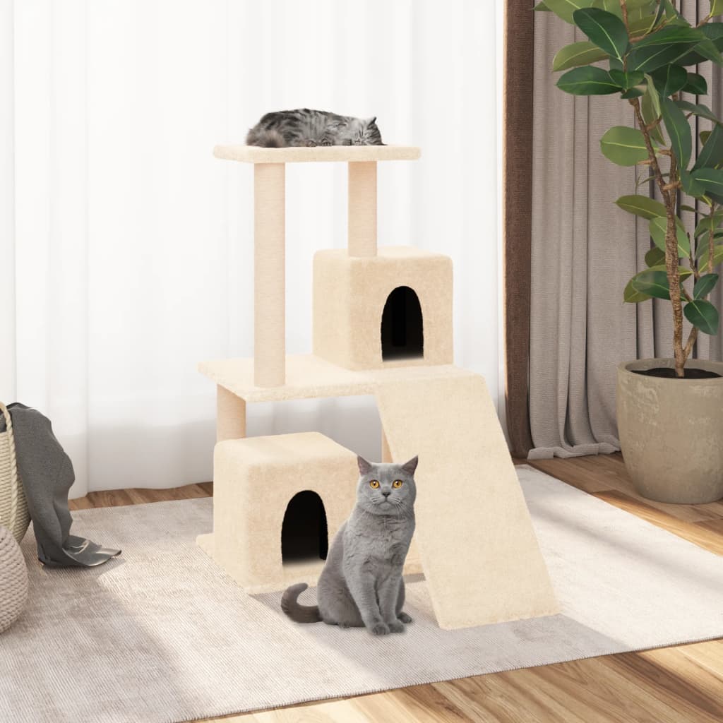 Meuble pour chat avec griffoirs en sisal 82 cm