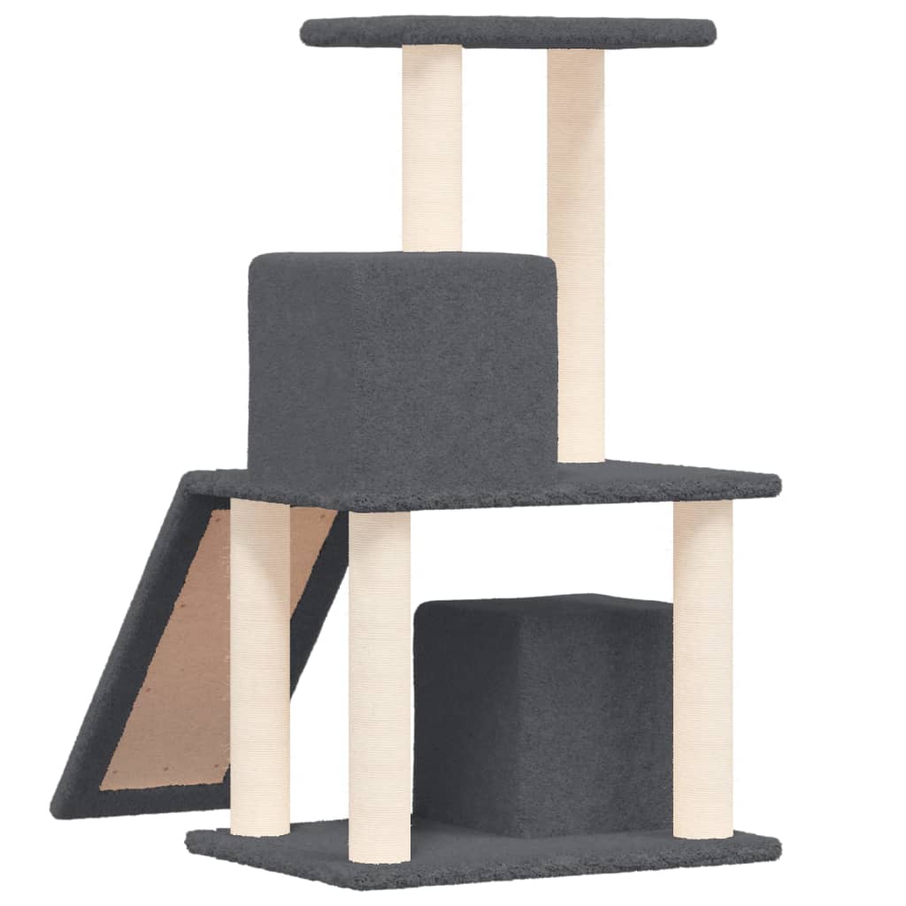 Meuble pour chat avec griffoirs en sisal 82 cm