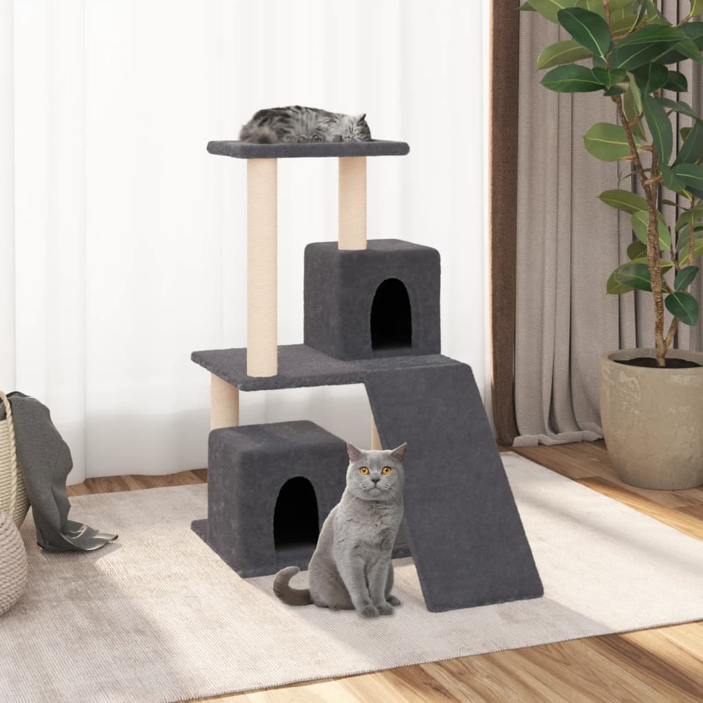 Meuble pour chat avec griffoirs en sisal 82 cm