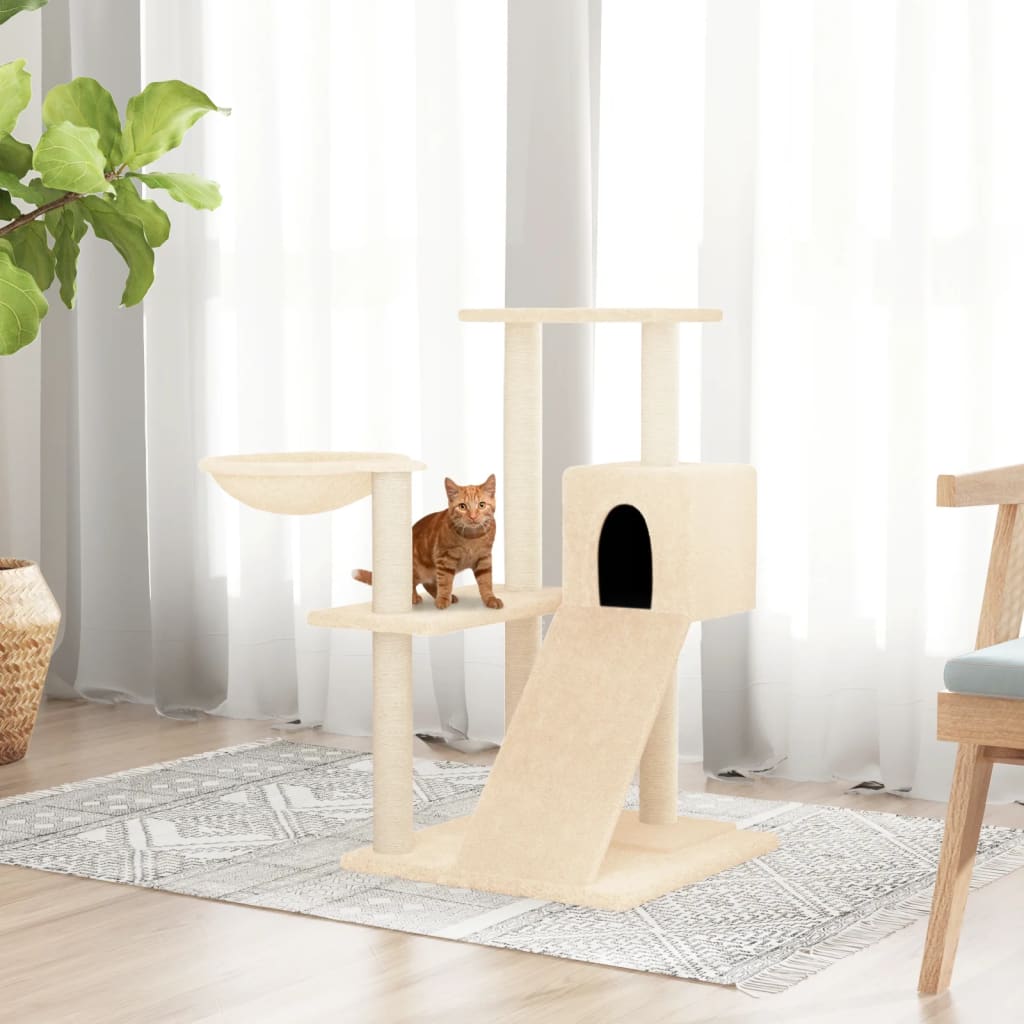 Meuble pour chat avec griffoirs en sisal 82 cm