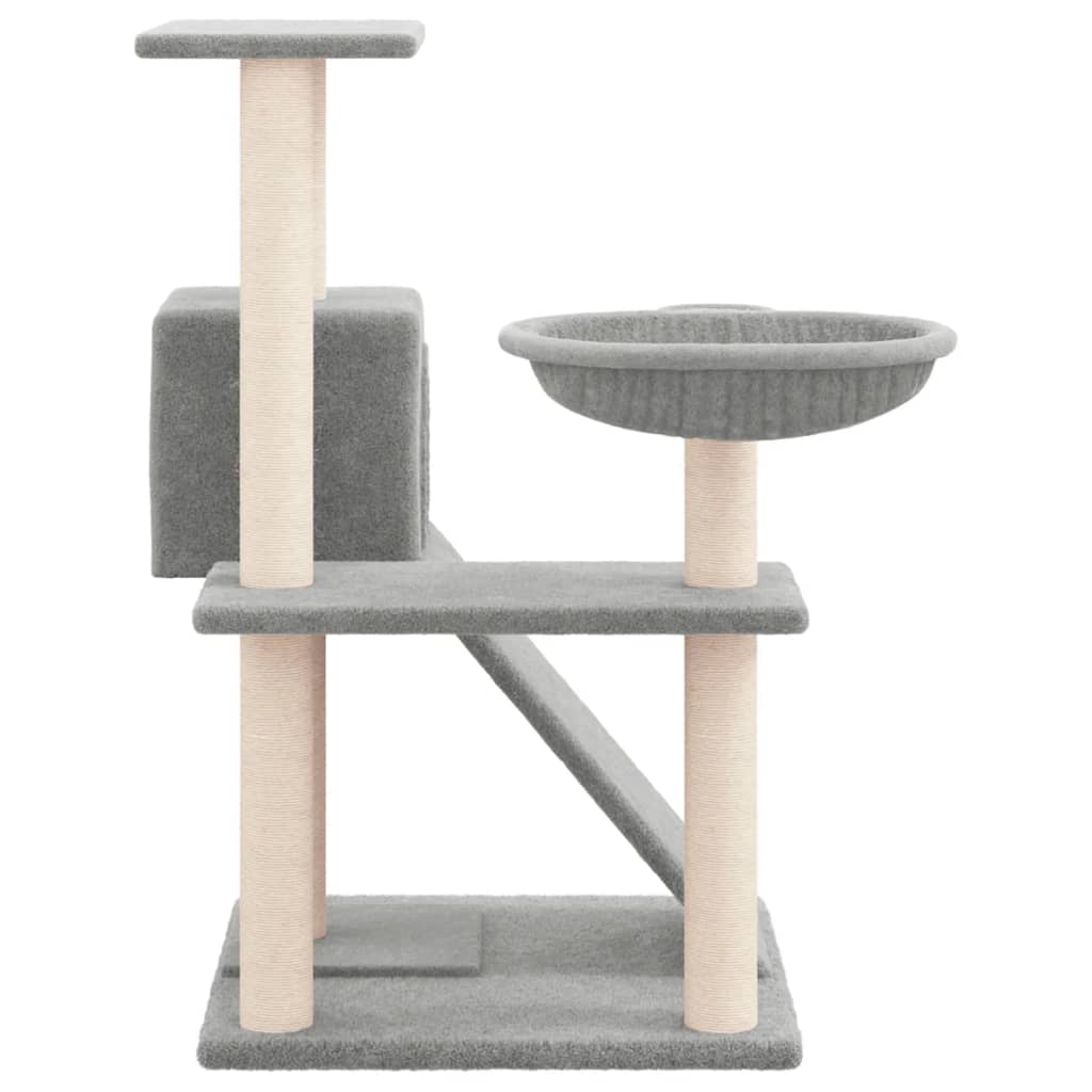 Meuble pour chat avec griffoirs en sisal 82 cm