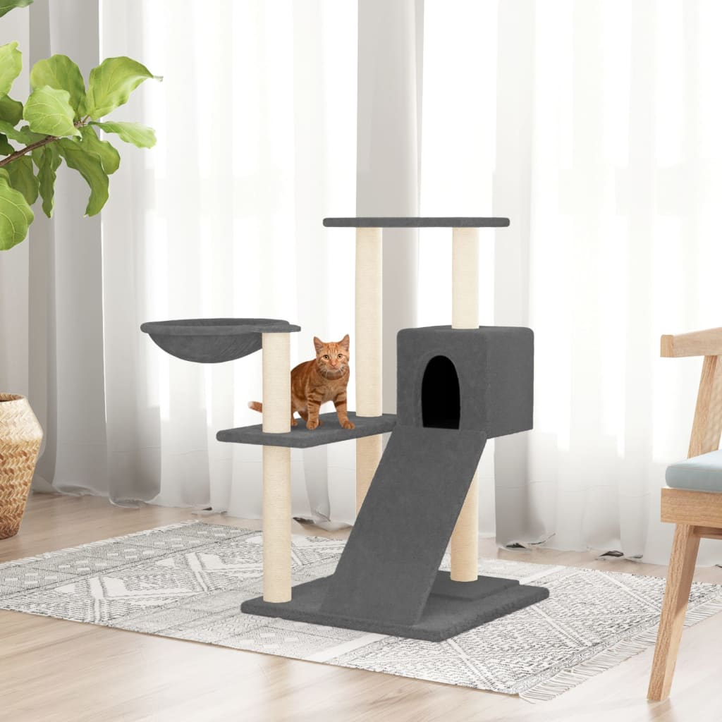 Meuble pour chat avec griffoirs en sisal 82 cm