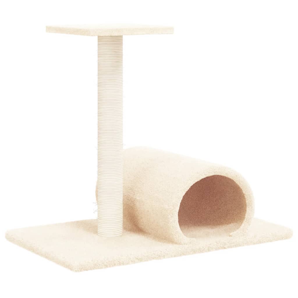 Meuble pour chat avec tunnel 60x34,5x50 cm