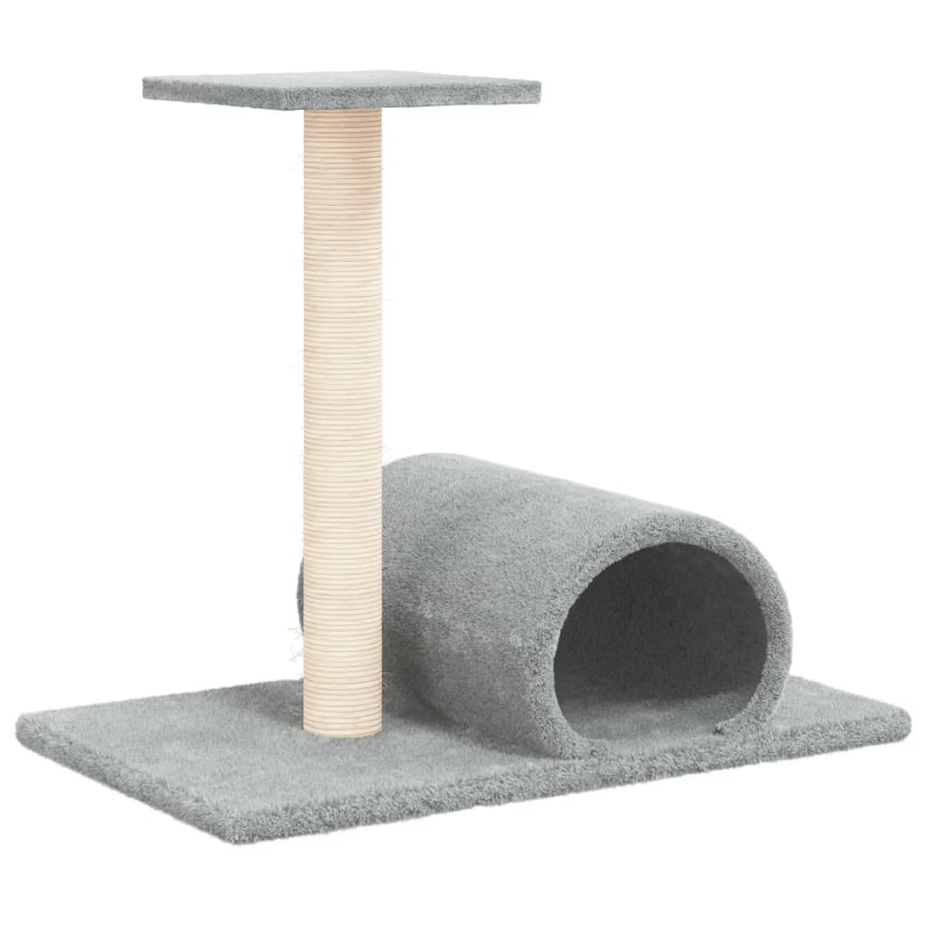 Meuble pour chat avec tunnel 60x34,5x50 cm