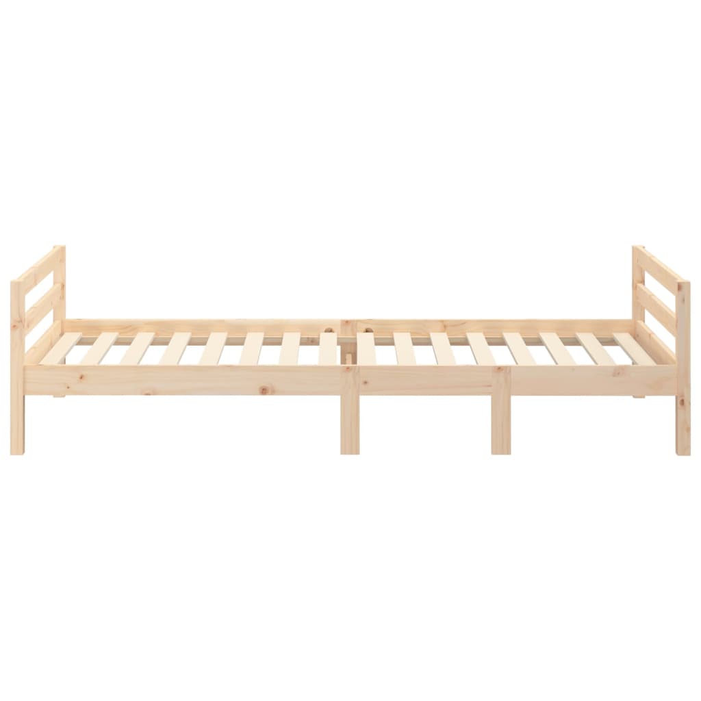 Bedframe 75x190 cm massief grenenhout