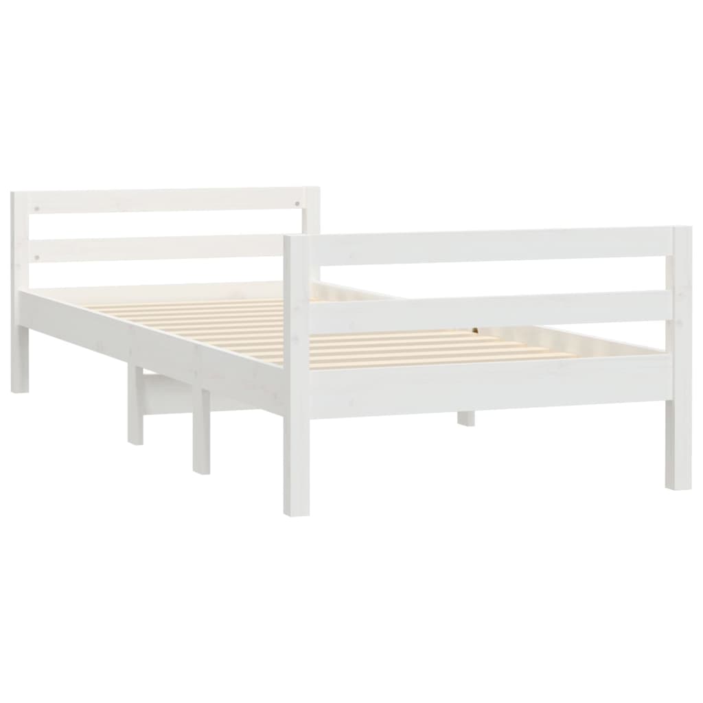 Bedframe 75x190 cm massief grenenhout