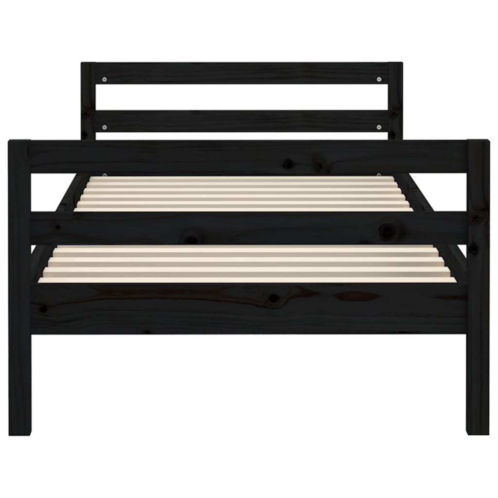 Bedframe 75x190 cm massief grenenhout