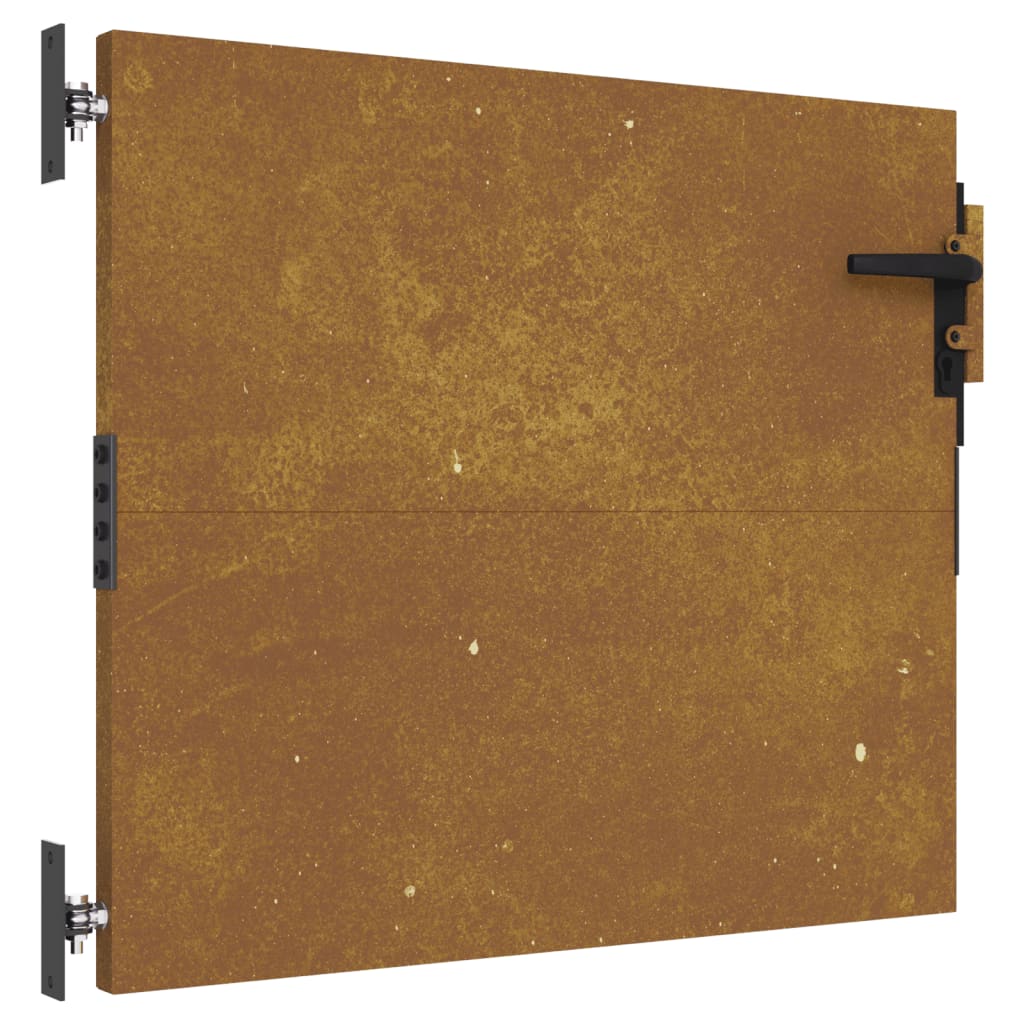 Portail 85x125 cm acier corten