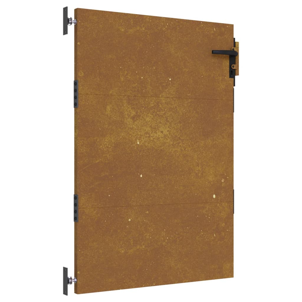 Portail 85x125 cm acier corten