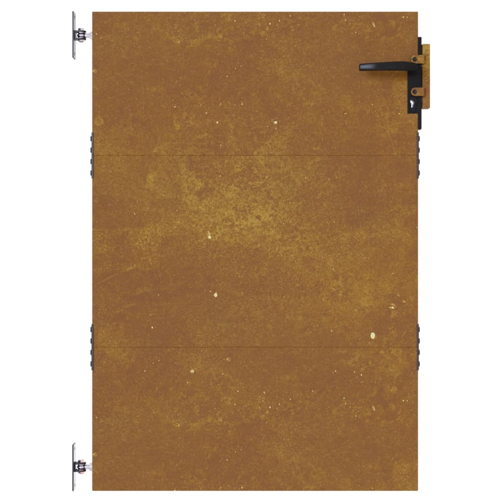 Portail 85x125 cm acier corten