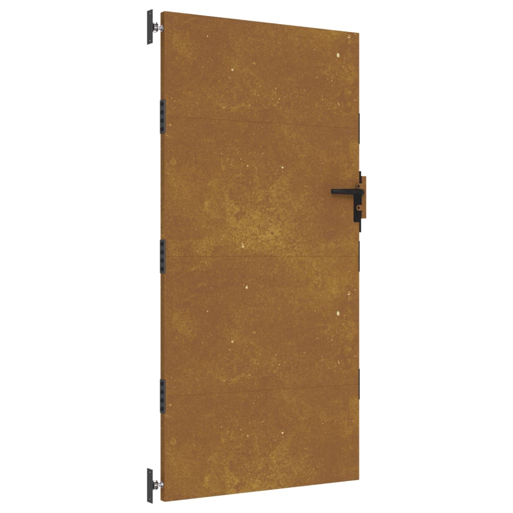 Portail 85x125 cm acier corten