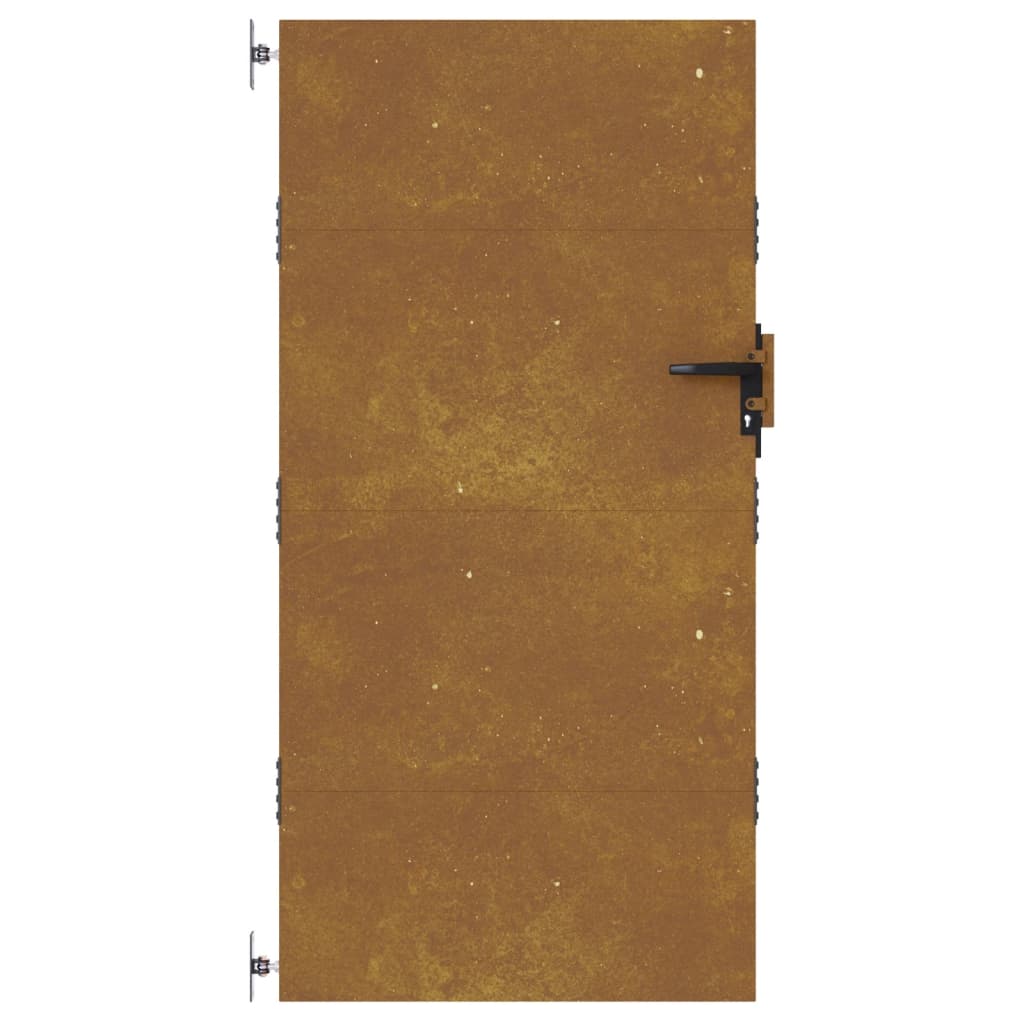 Portail 85x125 cm acier corten