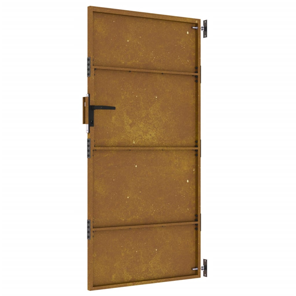 Portail 85x125 cm acier corten