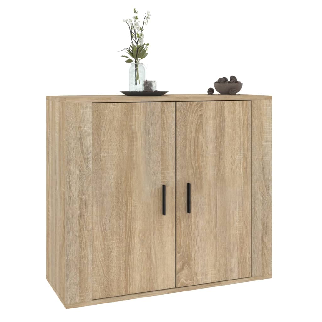 Dressoir 80x33x70 cm bewerkt hout