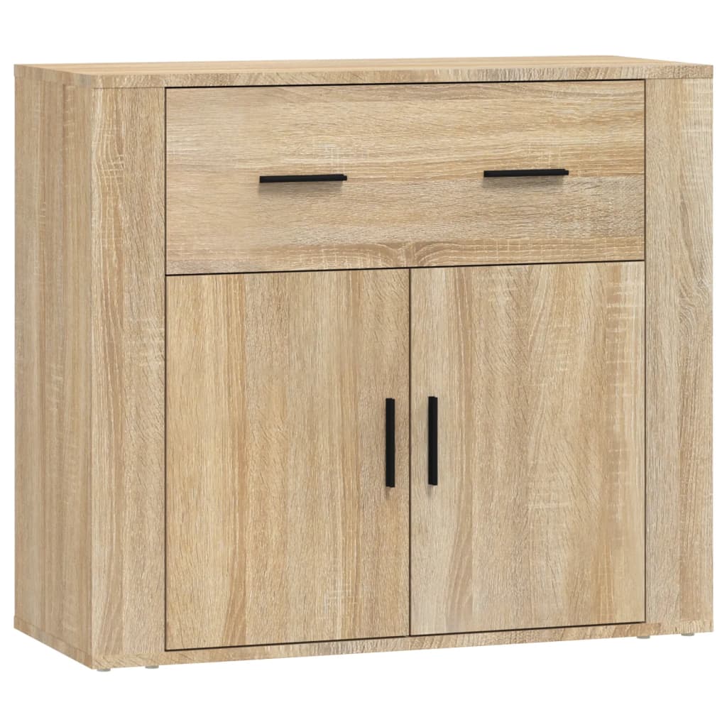 Buffet 80x33x70 cm en bois travaillé