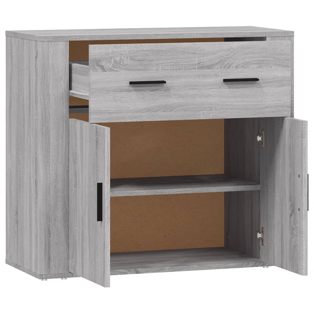 Dressoir 80x33x70 cm bewerkt hout