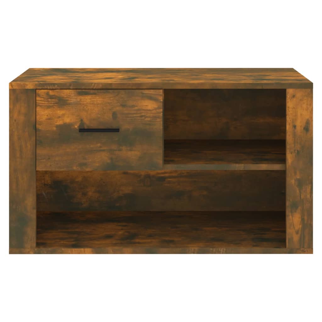 Schoenenkast 80x35x45 cm bewerkt hout