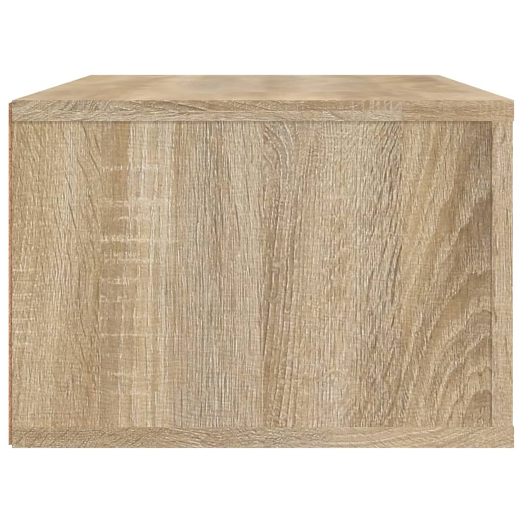 Tv-hangmeubel 80x36x25 cm bewerkt hout