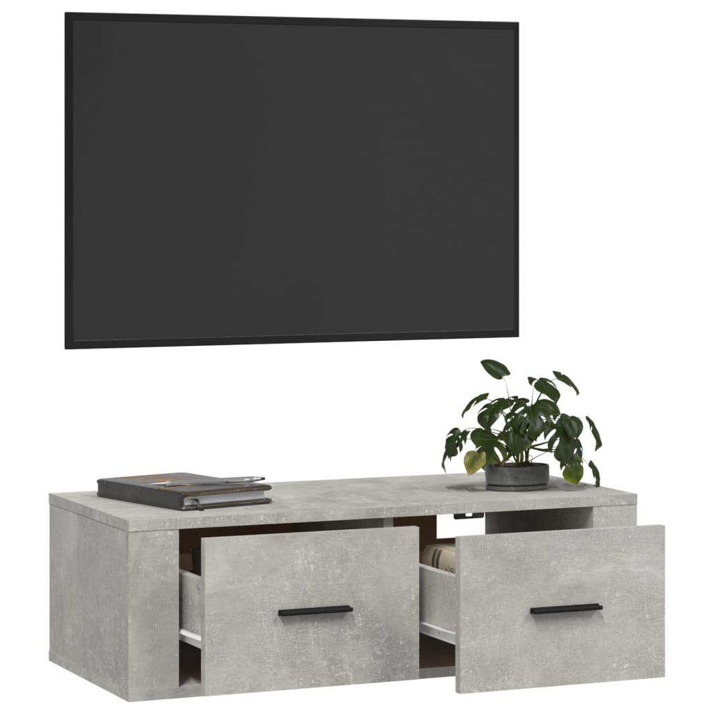 Tv-hangmeubel 80x36x25 cm bewerkt hout