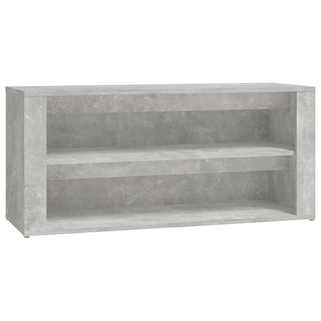 Schoenenrek 100x35x45 cm bewerkt hout eikenkleurig