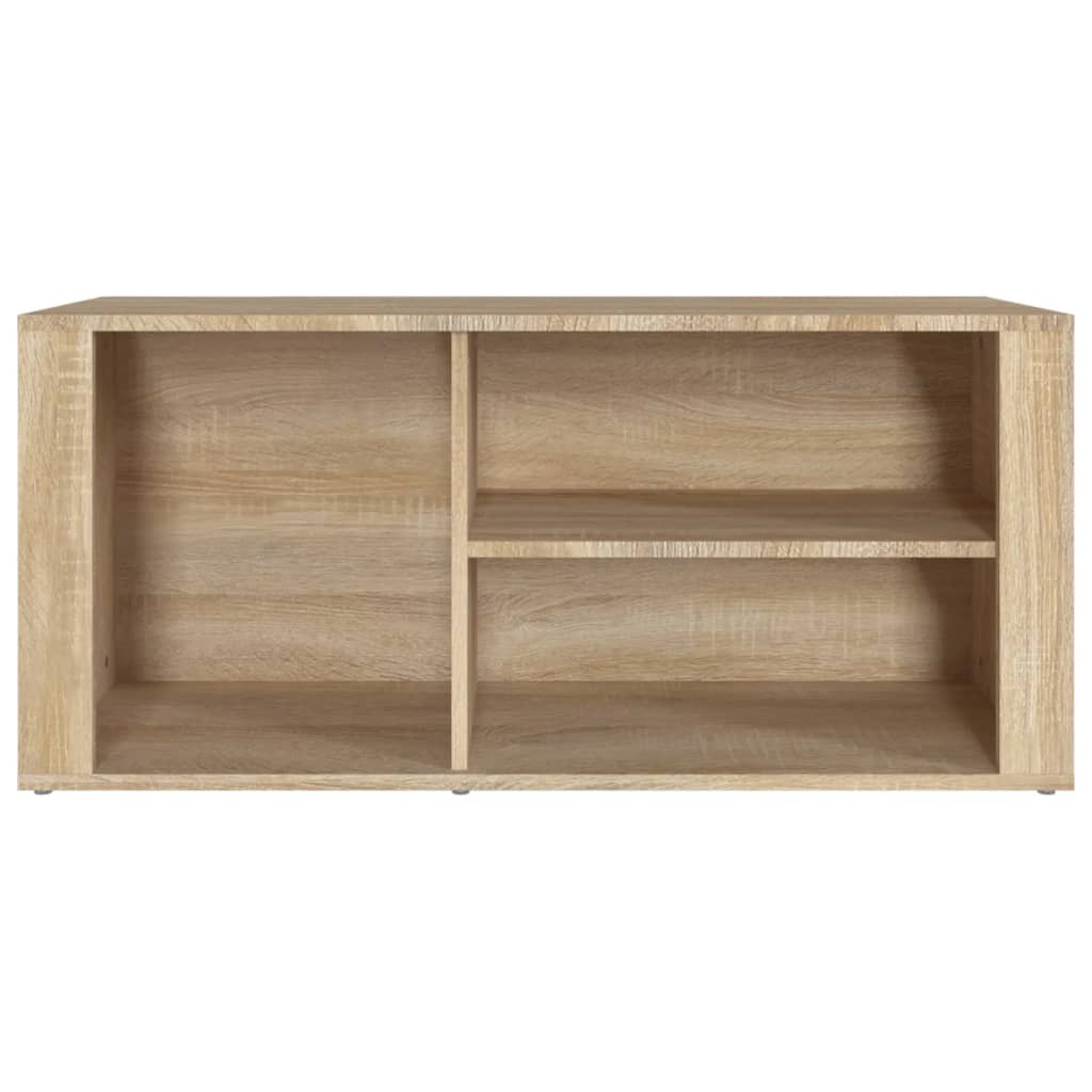 Schoenenkast 100x35x45 cm bewerkt hout