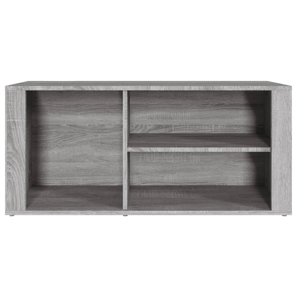 Schoenenkast 100x35x45 cm bewerkt hout