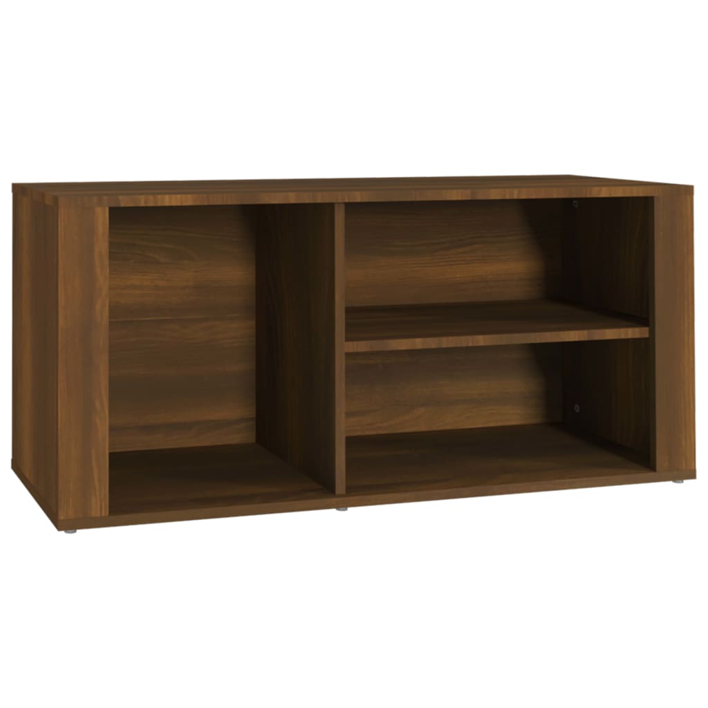 Schoenenkast 100x35x45 cm bewerkt hout