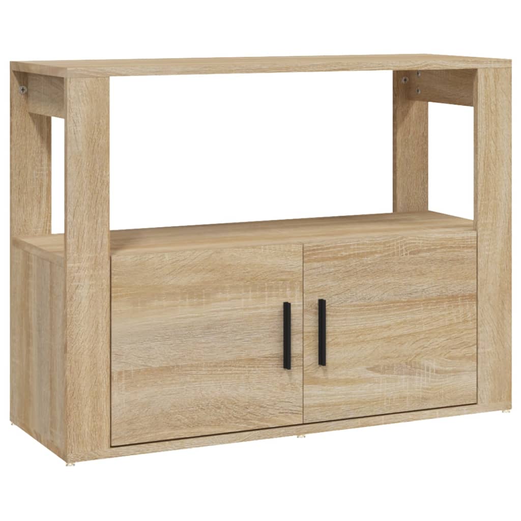 Dressoir 80x30x60 cm bewerkt hout