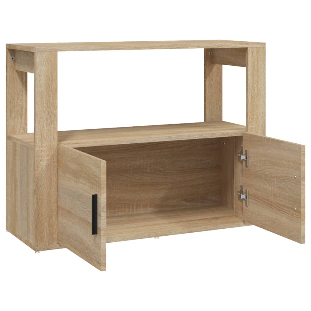 Buffet 80x30x60 cm en bois travaillé